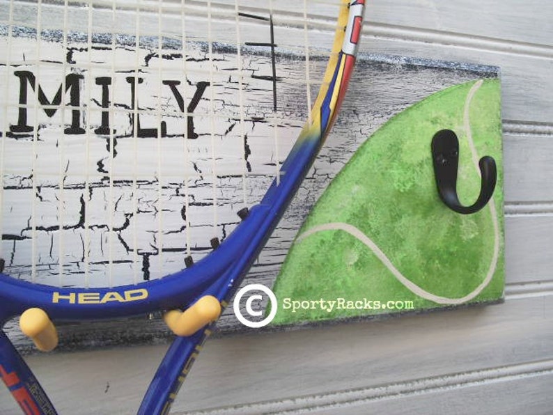 Tennis Racquet Racket Racquetball Sports Hanger Rack Holder Etsy