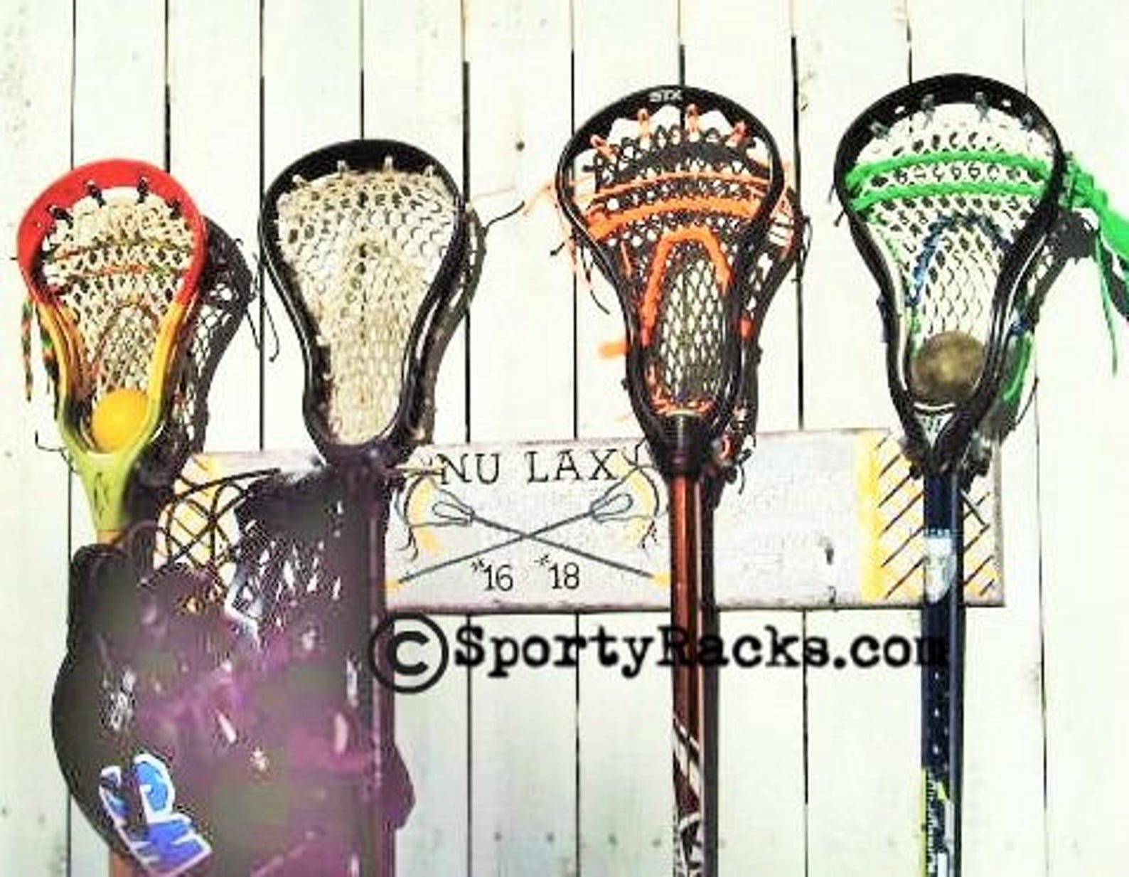 Lacrosse Stick Hanger Wall Hook Rack Lax Player Gift Team Etsy