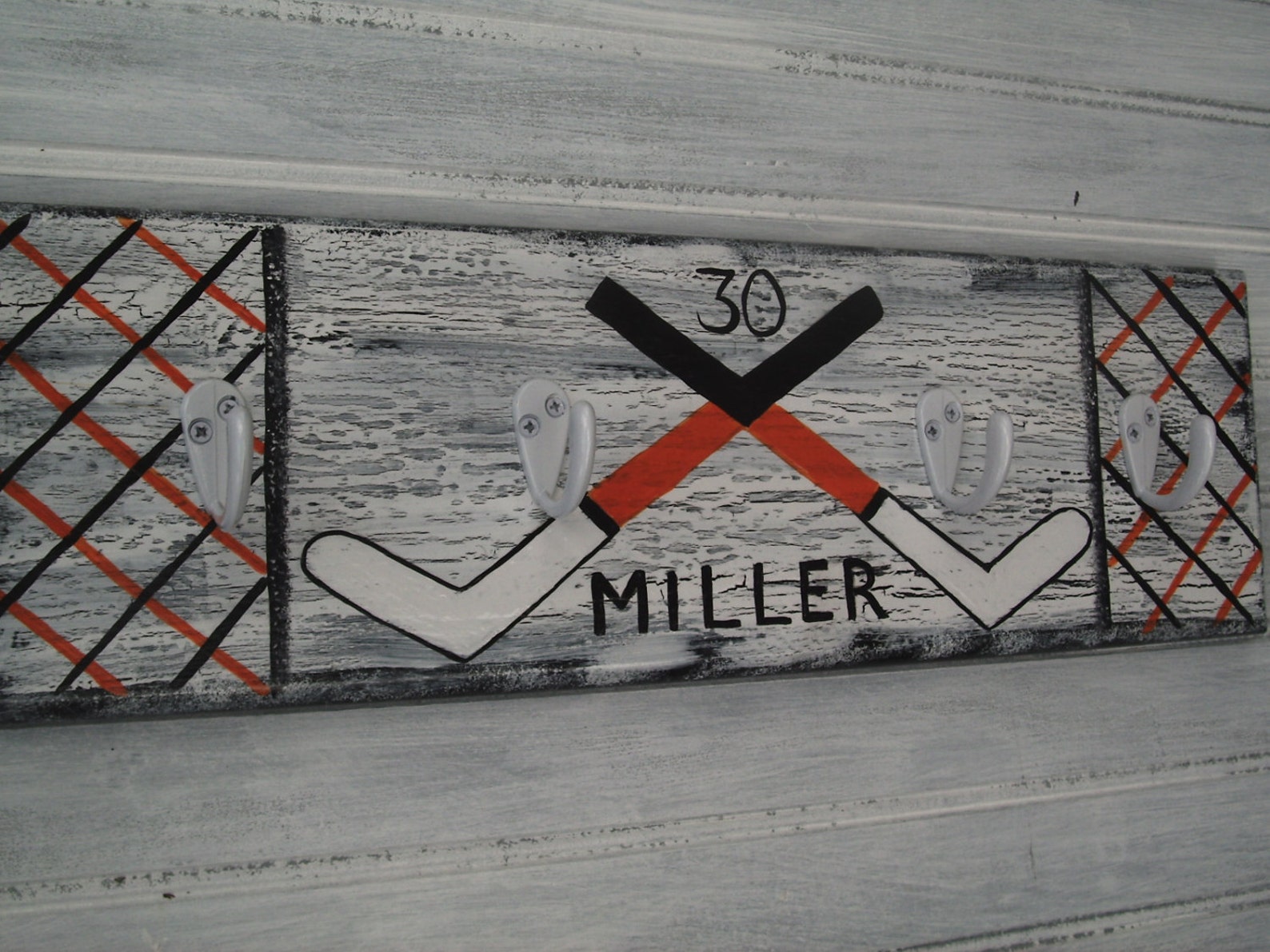 Ice Hockey Player Hockey Fan Gift Custom Team Colors Etsy