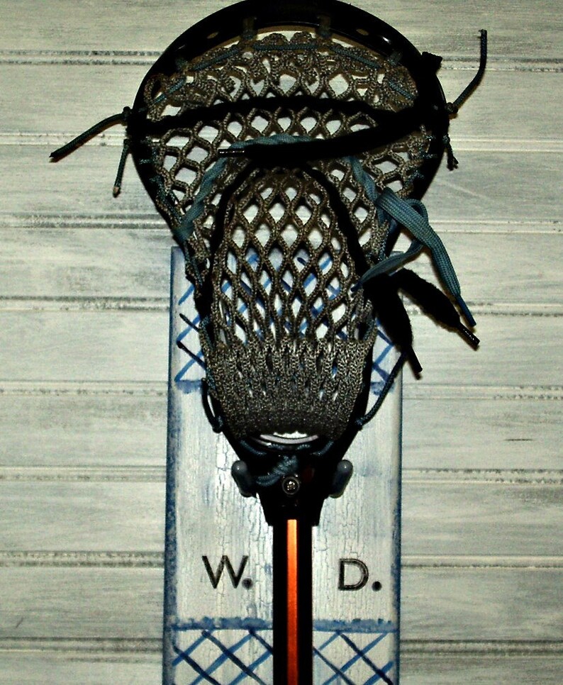Lacrosse Stick Hanger Single Handmade Handpainted School Lax Etsy