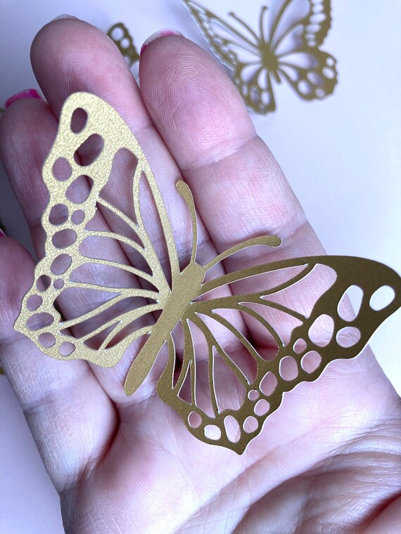 Craft Embellishments: Wooden Filigree Butterflies - 12pk Craft Embellishments: Wooden Filigree Butterflies - 12pk