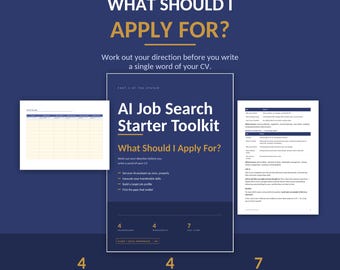 Career Change Workbook UK, Transferable Skills Audit, AI Career Exploration Guide, Action Plan, Excel Tools Included
