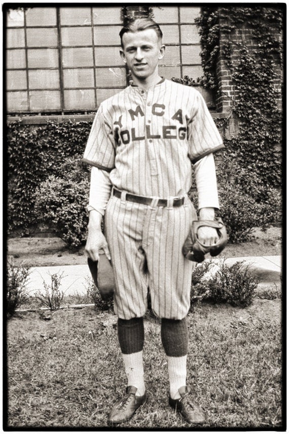 Vintage 1920s Baseball Player 8x12 