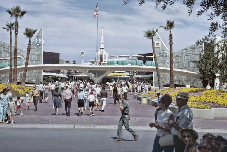 Disneyland Tommorow Land Vintage 1967 Print From Original Negative 3 ...