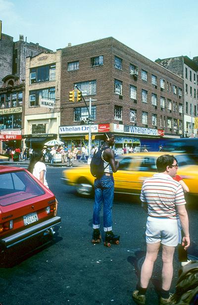 「GREENWICH VILLAGE」スティーブマックギー ３Dアート サイン有 1980s Retro Cool Greenwich Village NYC Original Photo 8x12 Street