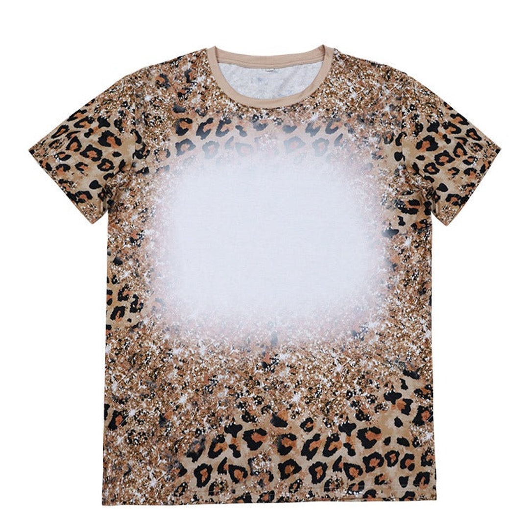 Leopard And Louis Vuitton Bleached Tshirt