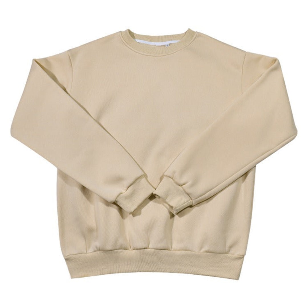 Polyester Sweatshirt - Beige - Etsy