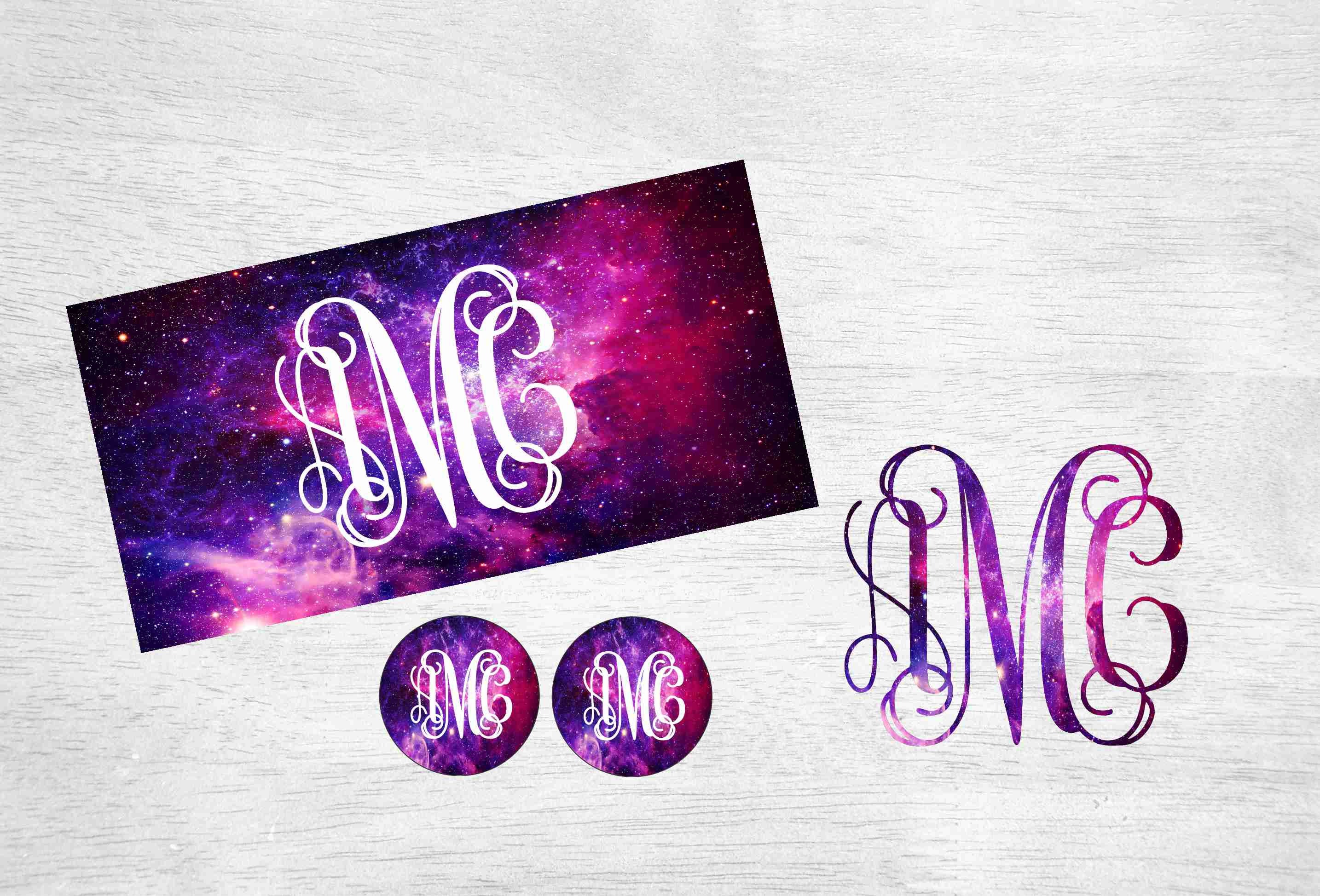 Purple & Pink Galaxy Car Kit