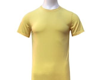 Polyester T-Shirt - LIGHT YELLOW