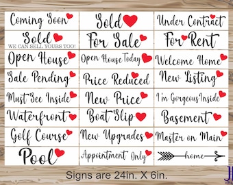 Real Estate Riders - White Background with Heart