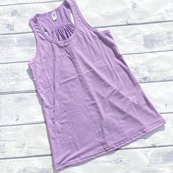 Polyester Flowy Tank - Purple