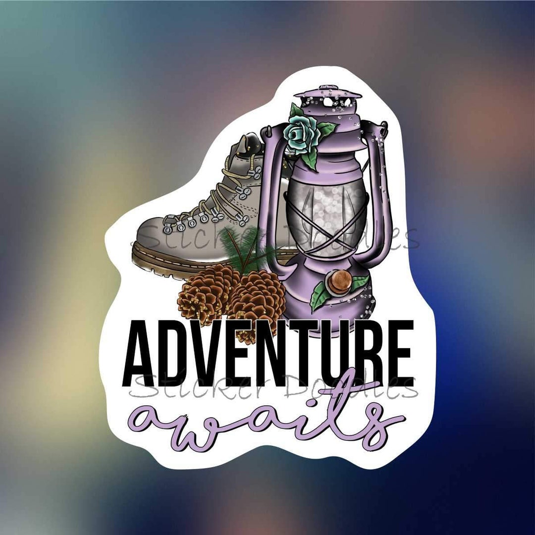 Adventure Awaits - Sticker - Etsy