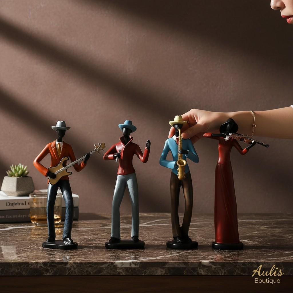 Jazz band figurines - Etsy 日本