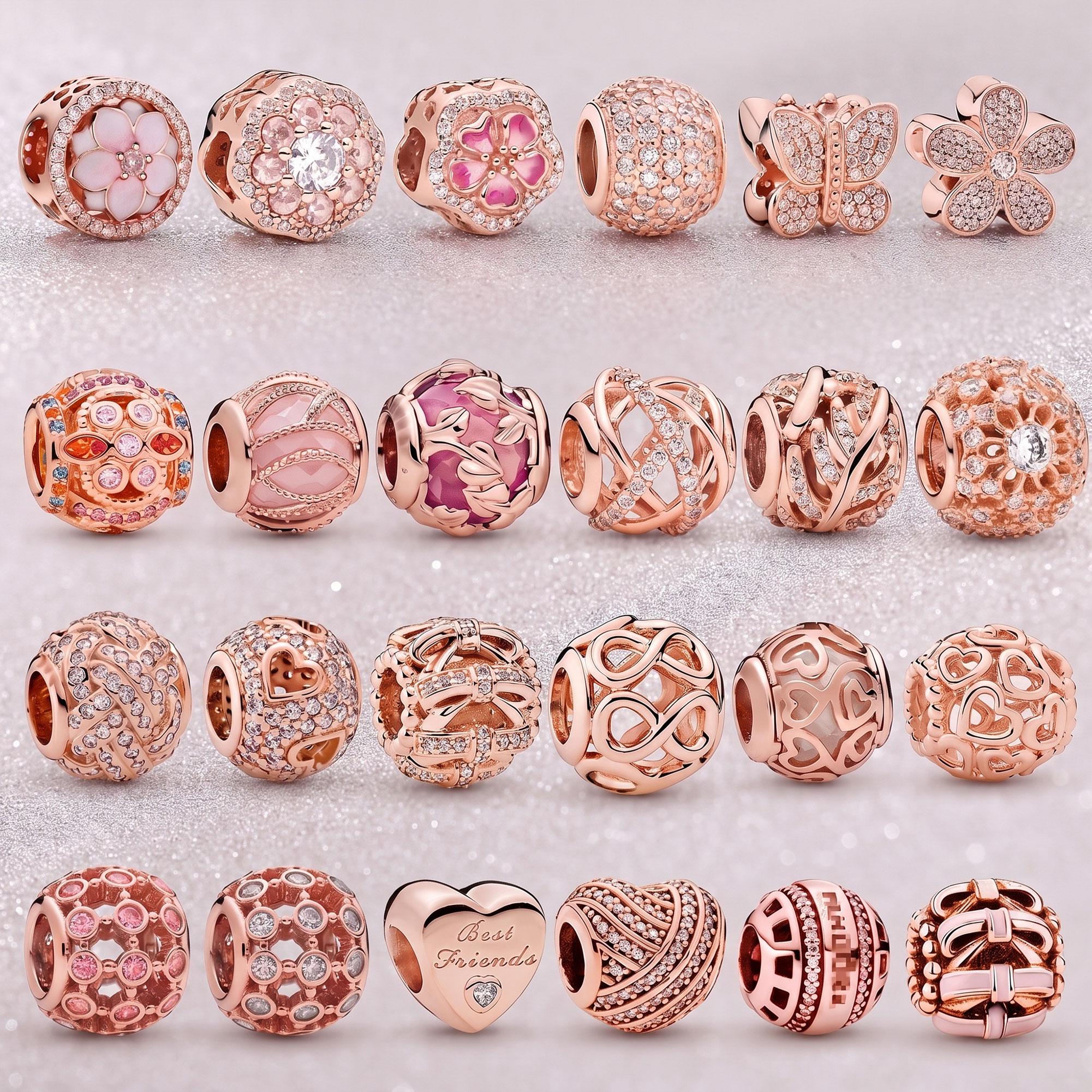 Pandora Infinity Charm Pink - Etsy