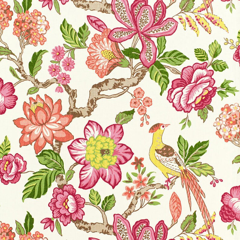 Schumacher Huntington Gardens in Pink 1.5 Yards