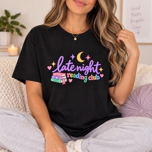 T-Shirt für den Leseclub, Buchliebhaber-T-Shirt, Geschenk für Leseratten, Gemütliches Lese-T-Shirt