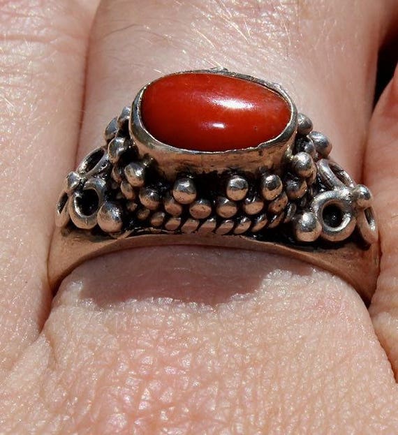 Bague tibétaine homme sale
