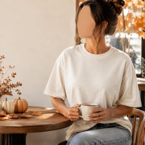 Comfort Colors 1717 Mockup Bundle | Oversize T-Shirt PSD mit Smartobjekt | Herbst Halloween POD
