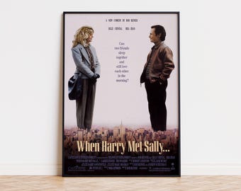 When Harry Met Sally... - Movie Poster | Digital Download | High Quality Ready To Print
