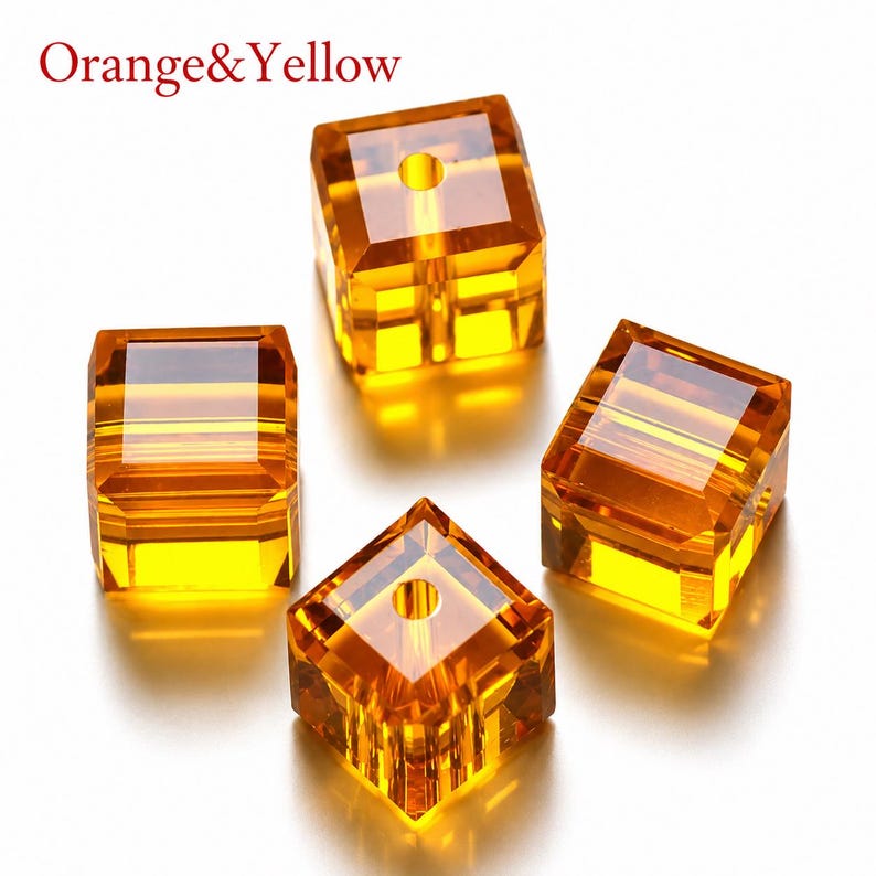 100PCS 2mm Cube Crystal Glass Beads DIY Jewelry Craft Supply - Etsy