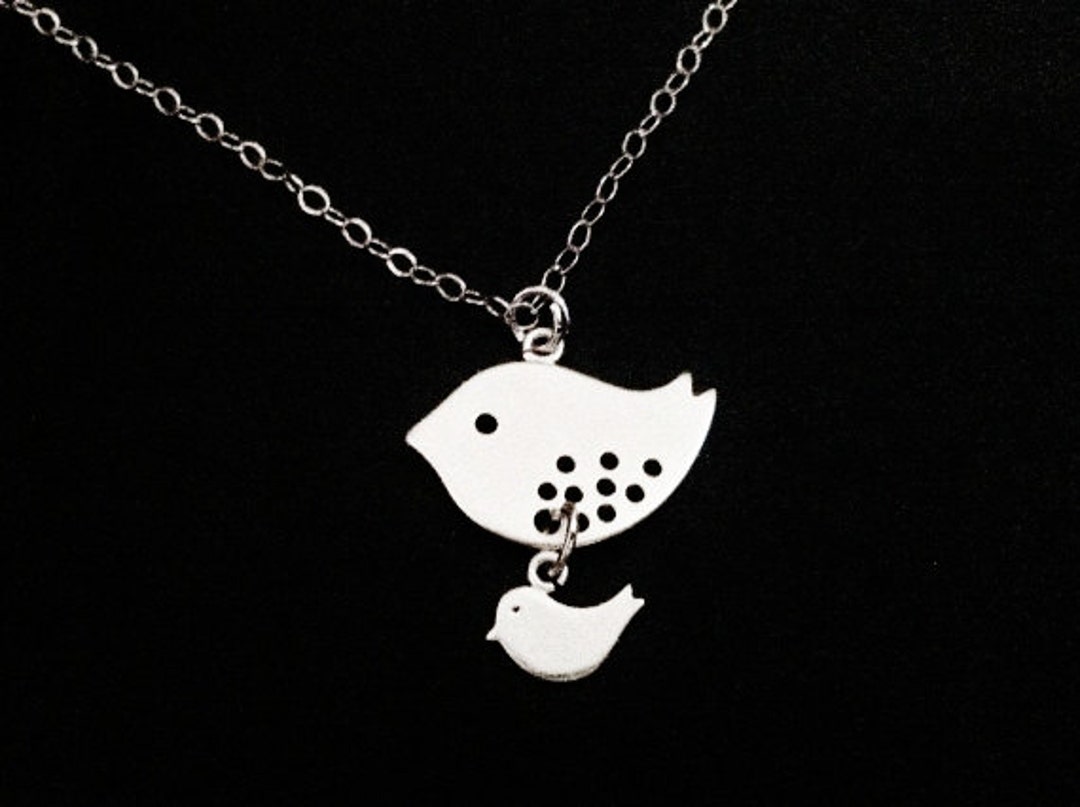 Collana di uccelli, amore collana uccello,in attesa regalo madre,regalo