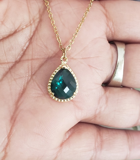 ネックレス・ペンダント Gold Green Natural Stone Collar Necklace Amazon.com: CRYSTALINES Natural Green Rutilated Quartz