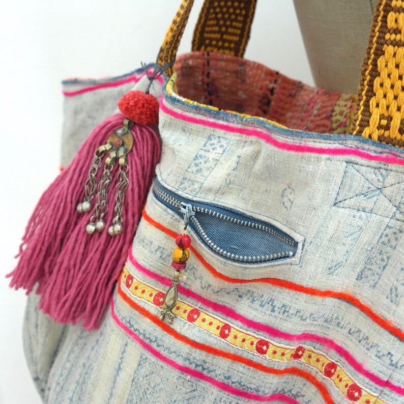 boho chic bag hippie bag boho bag kantha reversible bag shoulder bag hobo bag kantha bag recycled bag hmong bag kantha purse