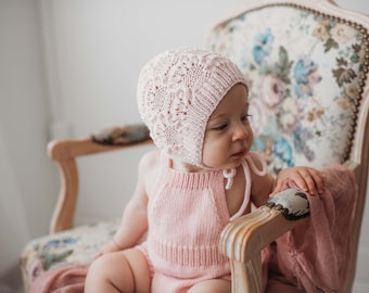 Baby Girl Bonnet - Etsy UK