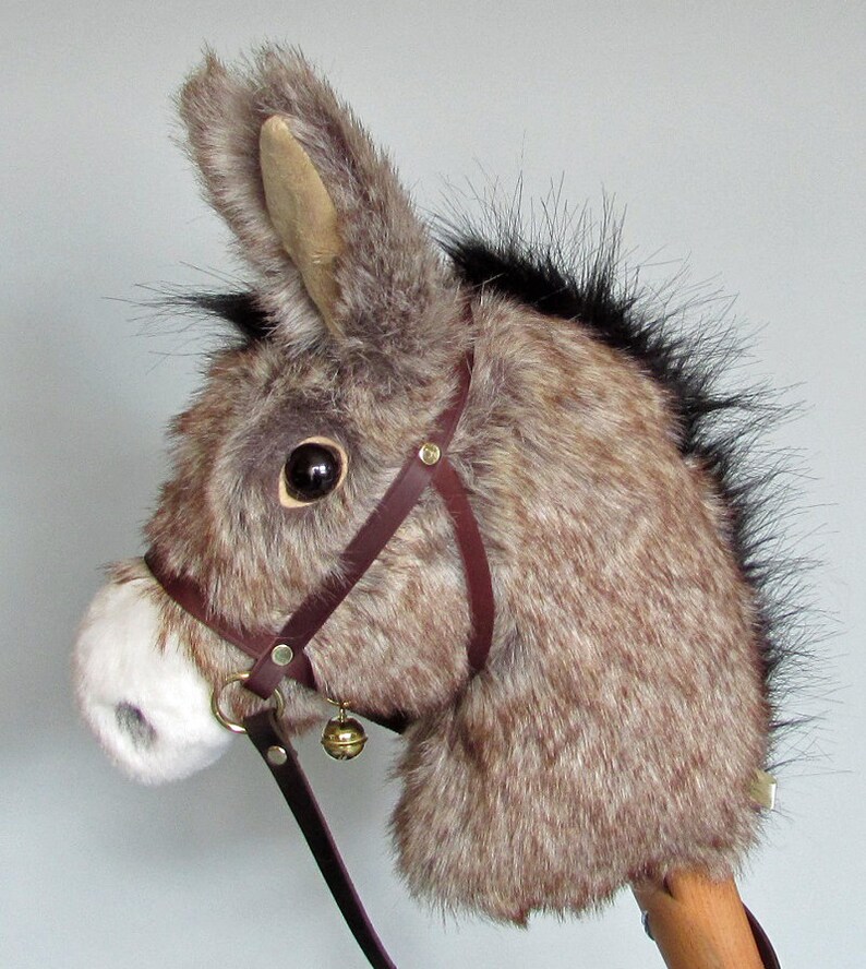 Child's Hobby horse stick horse Donkey. Top quality Etsy