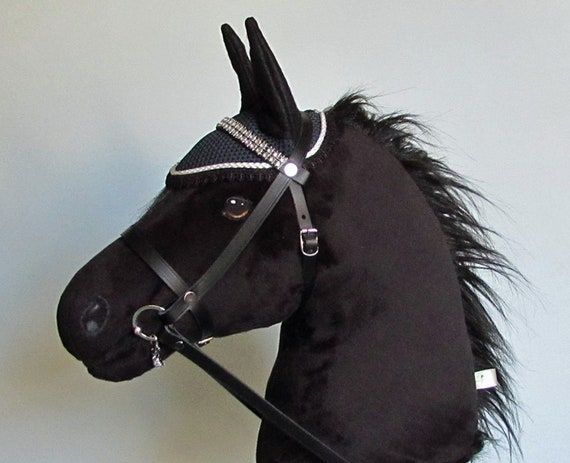 Hobby Horse, Pied Horse, Black Hobby Horse, Hobby Horse With Bridle,  Steckenpferd, Horse on a Stick, Hobbyhorse, Black Horse, Real Horse 