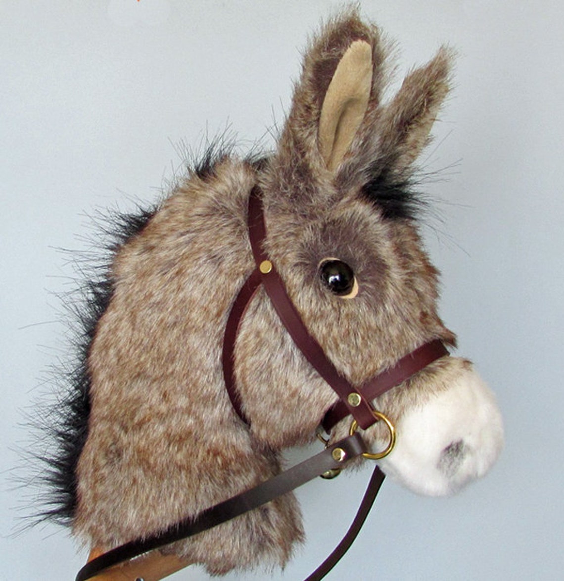 Child's Hobby horse stick horse Donkey. Top quality Etsy