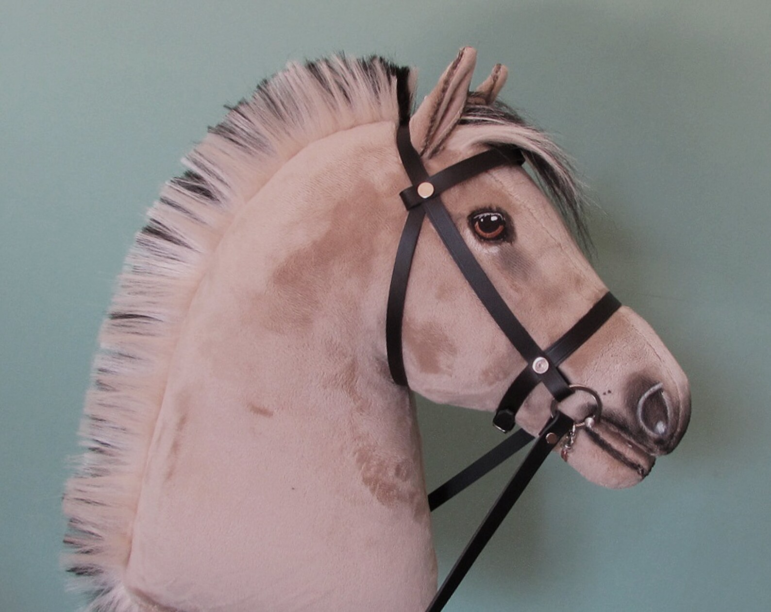 Fjord Hobby Horse open mouth stick horse. Top quality with Etsy