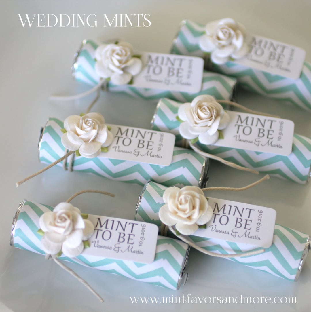 Personalized Mint Wedding Favors: "mint to Be" - Set of 100 - Etsy