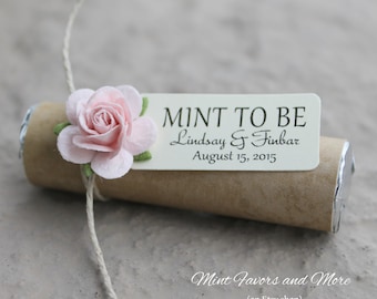 180 Mint Wedding Favors With Personalized "mint to Be" Tag - Set of 180 ...