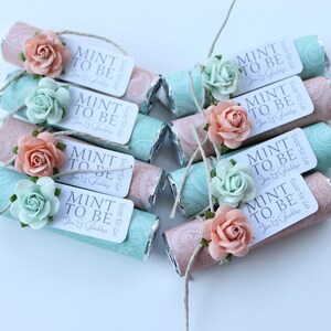 Mint Wedding, Mint to Be Favors With Personalized Tag, Wedding Mints ...