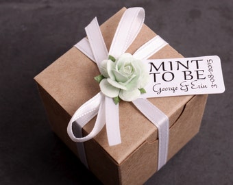 Kraft Paper Favor Boxes: 2-Inch Square, Set of 150