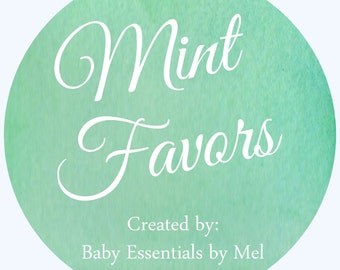 RESERVED - 12 add'l personalized mint favors