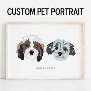 Custom Pet Portrait - Family Pet Art Print