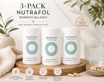 3-Pack Nutrafol Women's Balance Supplements 120