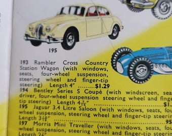 Dinky TOYS 1961 Canada Price Guide Booklet Printed in England