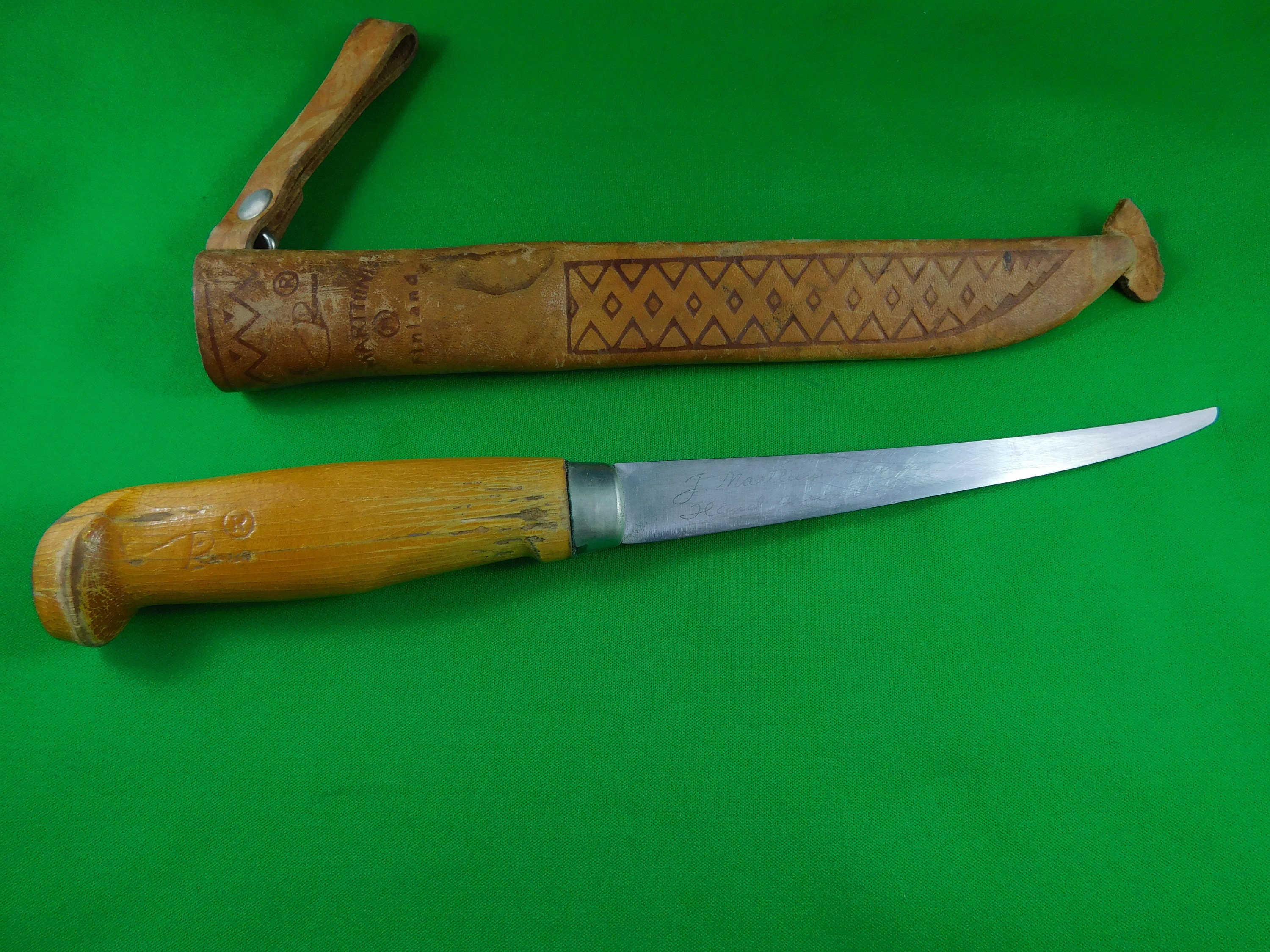Vintage RAPALA J Marttini Finland Fish Fillet Knife 6 1/4 Blade 