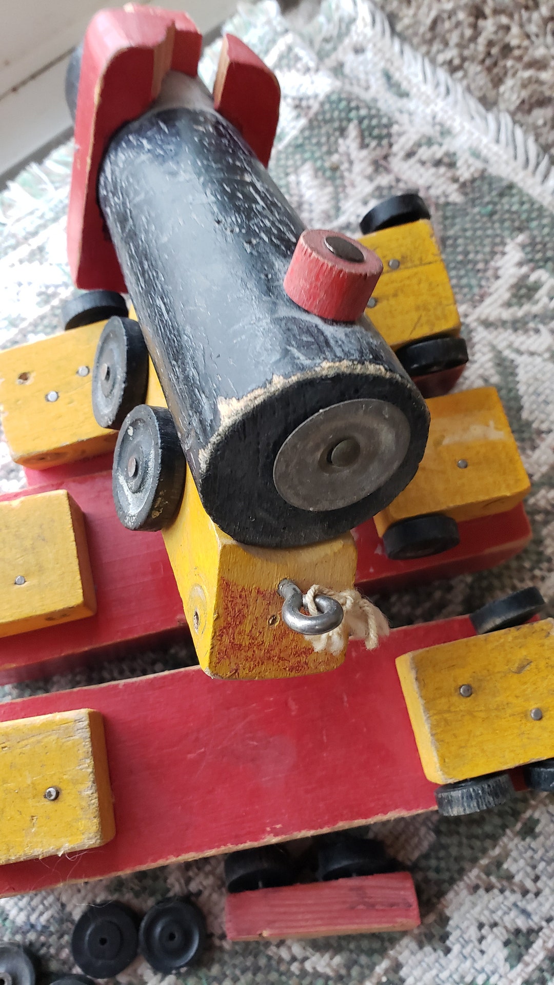 Vintage Wooden Train Parts OR Repair 50's Etsy