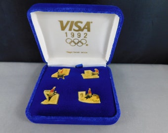 Pin Sponsor VISA – Jeux Olympiques Albertville 1992, Officiel, France