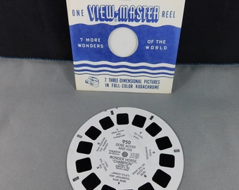 Vintage VIEW-MASTER reel 950 - Gene Autry and his Wonder Horse Champion - Sawyers - kid's cowboy