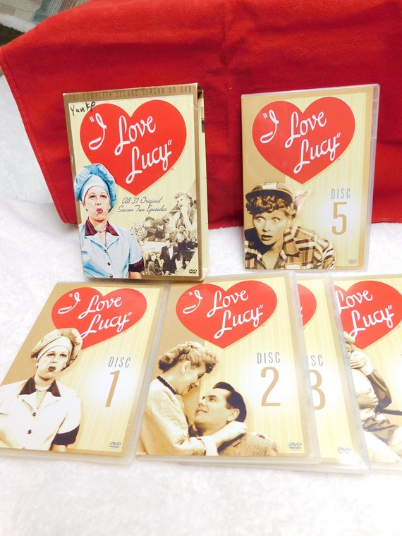 Dvd I Love Lucy The Complete Second Season 2 5 Disc Etsy