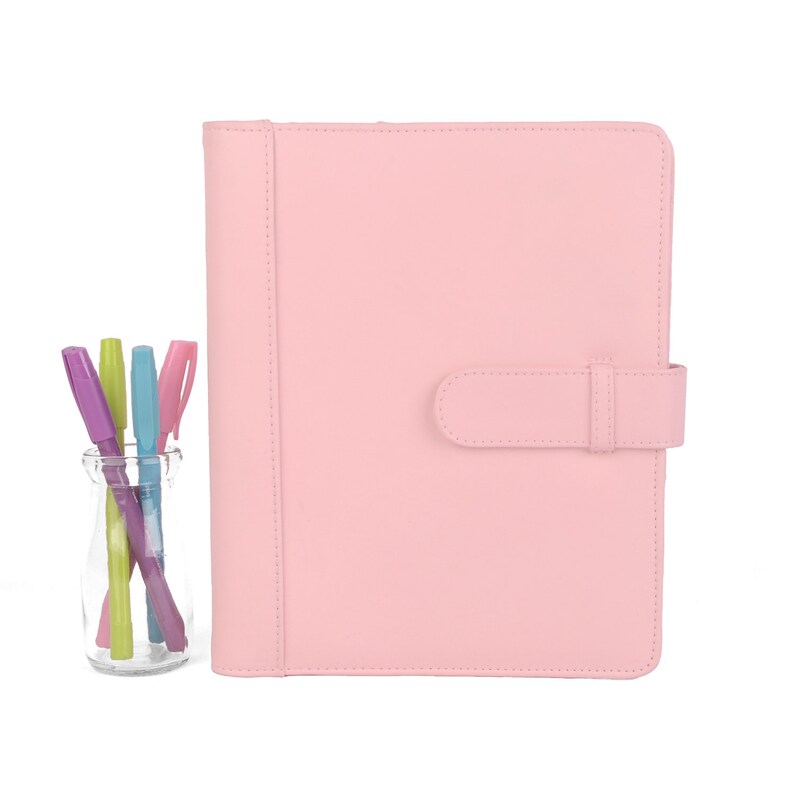 CLASSIC A5 Leather Ring Binder Planner 6 Ring Lots of Etsy