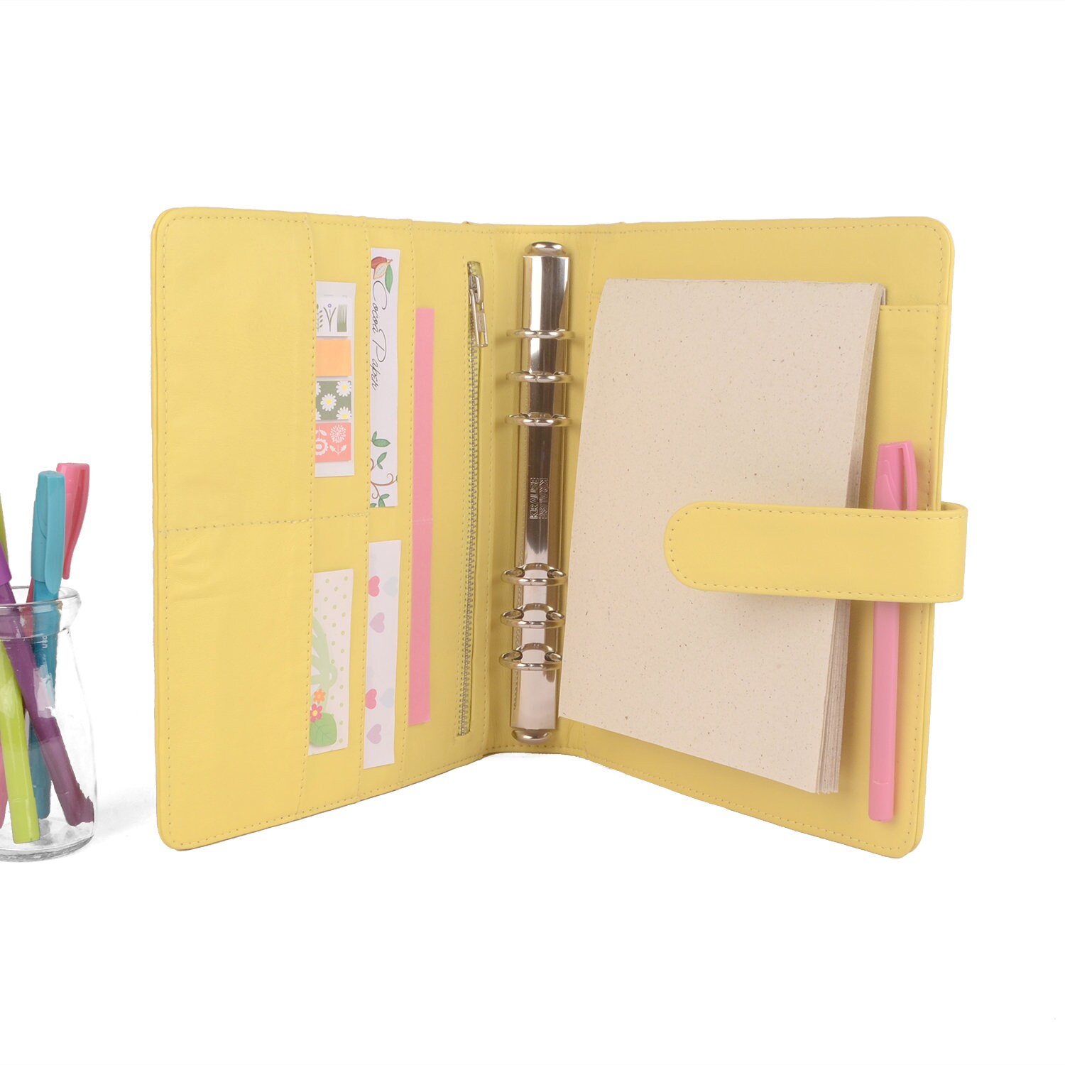 COACH A5 Leather Ring Binder Personal Planner 6 Ring Lots Etsy