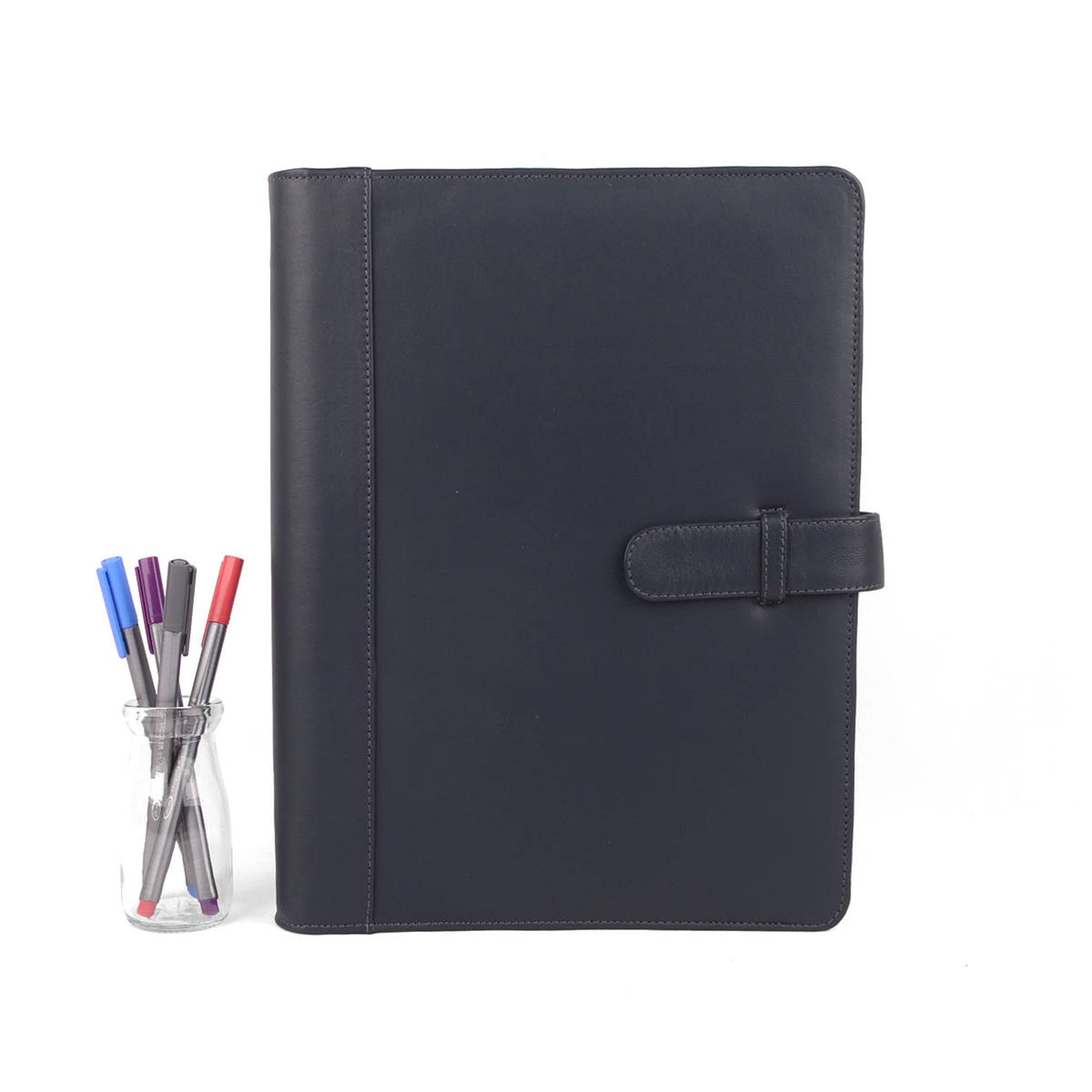 ORIGINAL A4 Leather Ring Binder Planner / Organizer 3 or 4 Etsy