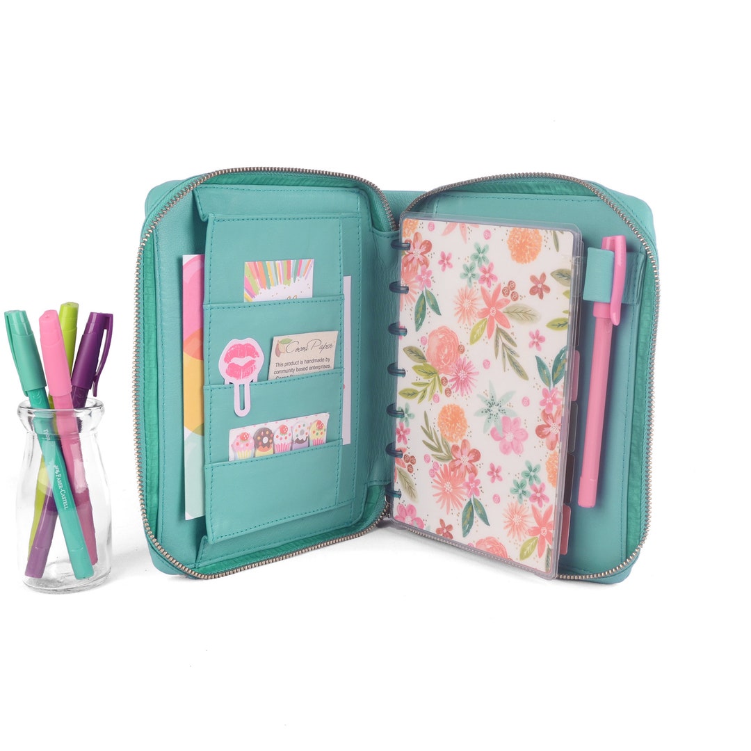 JANE Zippered Mini Planner Cover for Coil Bound / Discbound Planners