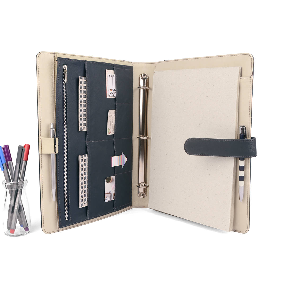 ORIGINAL A4 Leather Ring Binder Planner / Organizer 3 or 4 Etsy UK